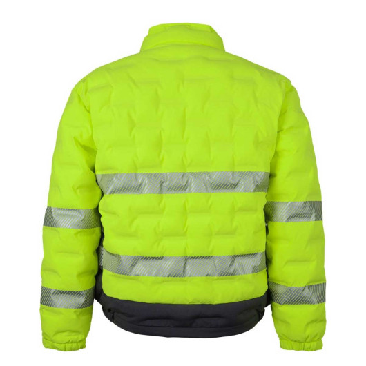 Hi Vis Puffer Jackets Back